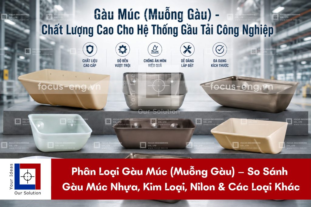 Phân Loại Gàu Múc (Muỗng Gàu) – So Sánh Gàu Múc Nhựa, Kim Loại, Nilon & Các Loại Khác