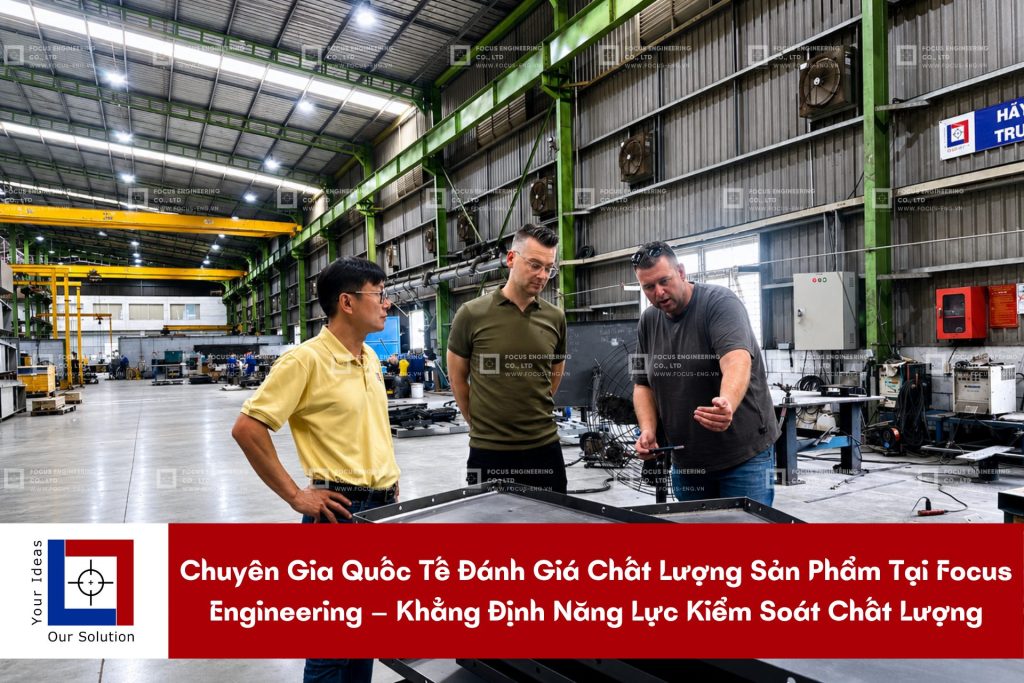 Chuyên Gia Quốc Tế Đánh Giá Chất Lượng Sản Phẩm Tại Focus Engineering – Khẳng Định Năng Lực Kiểm Soát Chất Lượng