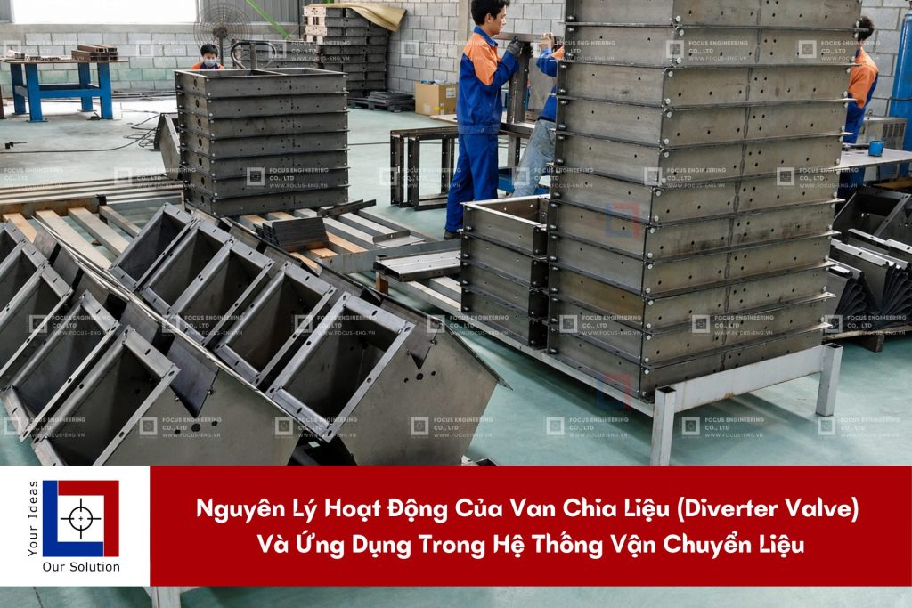 Nguyên Lý Hoạt Động Của Van Chia Liệu (Diverter Valve) Và Ứng Dụng Trong Hệ Thống Vận Chuyển Liệu